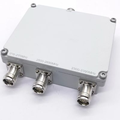 Combinaison à bas PIM à bande penta 698-3800MHz 4.3-10-F DIN-F personnalisé avec HL-xxxxxx