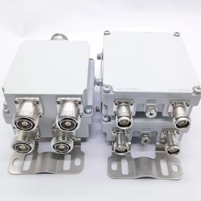 IP65 698-2700MHz 4.3-10-F combinateur RF DIN-F intérieur/extérieur avec taille de l'emballage compact