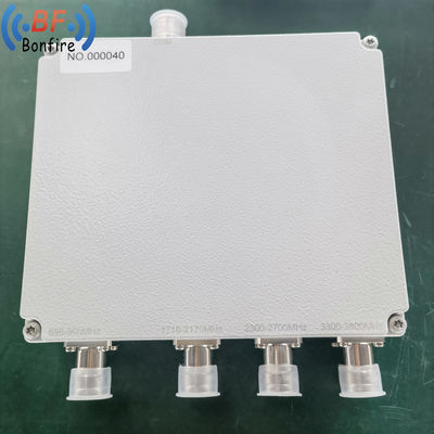 Quadplexeur RF pour GSM Dcs 3G LTE DIN-Femme 4.3-10f Interface HL-1727-847701 843301