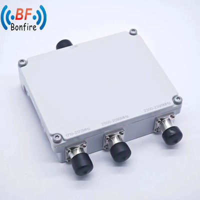 VHF UHF Diplexeur 1710-2170MHz 2300-2690MHz RF Duplexeur à double bande Pim bas N Femme