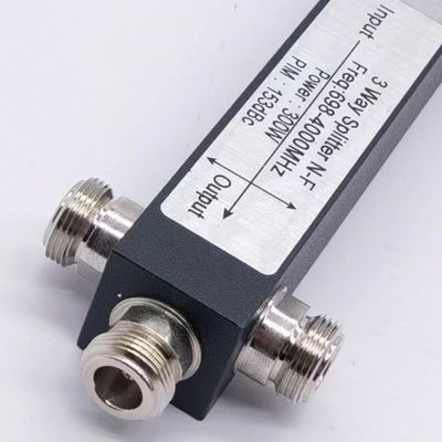 Splitter à haute puissance 698-4000MHz N F en gris Ultra large bande 2/3/4 Way Low Pim Réactif