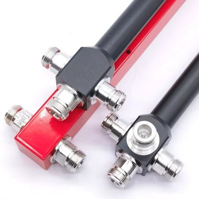 Splitter à haute puissance 698-4000MHz N F en gris Ultra large bande 2/3/4 Way Low Pim Réactif