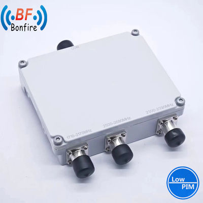 Combinateur à bas PIM VHF UHF Duplexer pour la couverture réseau 1710-2170MHz 2300-2690MHz