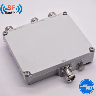 4.3-10f DIN-F IP67 Basse Pim -150dbc Triplexeur RF Duplexeur à double bande combiné pour les applications