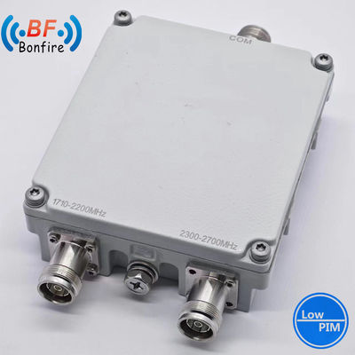 4.3-10f DIN-F IP67 Basse Pim -150dbc Triplexeur RF Duplexeur à double bande combiné pour les applications