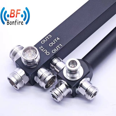 Splitter de puissance réactif à large bande à haute puissance à 2 voies personnalisé 2400-6000 MHz NF Gris/rouge