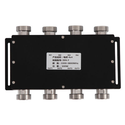 Combinateur hybride Coupler hybride 4 en 4 sur 698-3800MHz N-F pour la fusion sans couture du signal