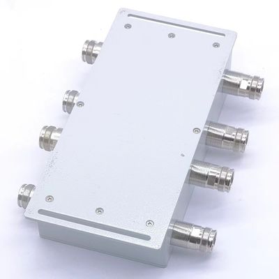 4.3-10-F Couplée hybride d'interface 4 en 4 sur 698-4000MHz 2 000 kg Poids brut du paquet