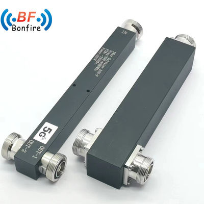 Splitter de puissance N-femme à 2 voies pour la sécurité publique VHF 698-3800MHz