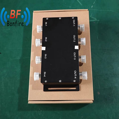 4.3-10-F/DIN-F/N-F VHF 698-3800MHz 3dB Hybrid Coupler Combiner N Femme Type 4 dans 4 sortie