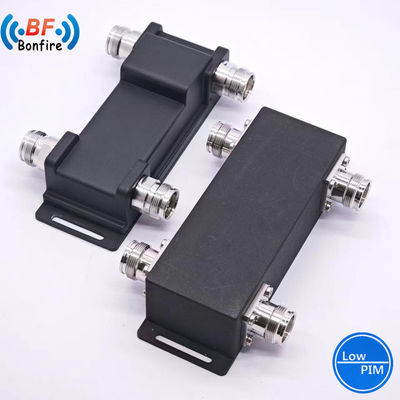 VHF 617-3800MHz 3dB 2X1RF Hybrid Combiner N Femme avec interface N-F/4.3-10-F/DIN-F