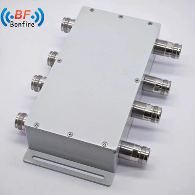 Combinateur hybride 617-3800MHz RF 4X4 Coupler hybride avec interface N-F/4.3-10-F/DIN-F