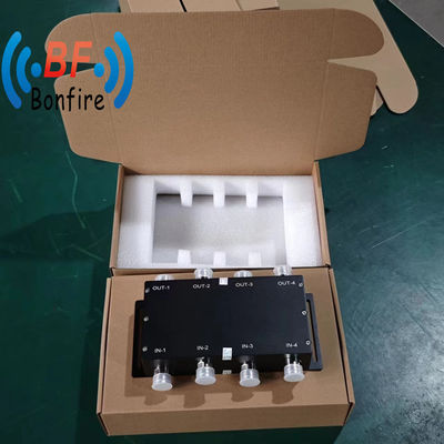 100W 90 degrés 3dB RF coupler hybride 698-4000MHz Combinateur hybride IP60 N Femme Type rouge