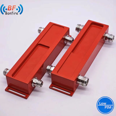 698-4000MHz 3dB couplage hybride -155dbc 2X2 RF couplage hybride combinateur pour Ibs Bts rouge