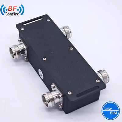 Coupleur hybride rouge 4X4 698-4000MHz 5g à large bande basse PIM pour système d'antenne distribuée