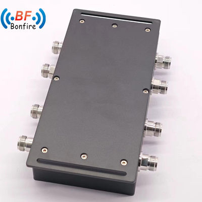4*4 couplage hybride 3dB combinateur hybride 4 en 4 3dB N 4.3-10 DIN connecteur gris/rouge 617-3800MHz 400W