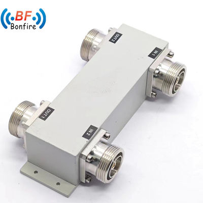 Low Pim 698-4000MHz 300W RF 2X2 Out Hybrid Combiner avec connecteur 4.3-10-F en noir
