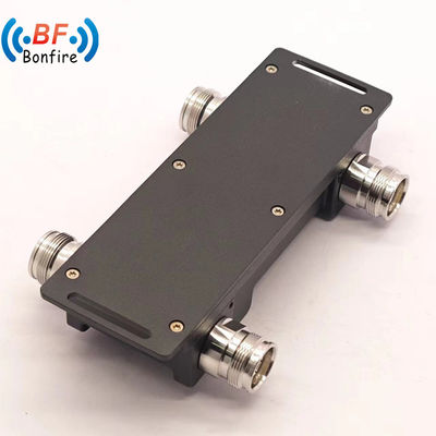 4.3-10-F/DIN-F/N-F Interface 698-4000MHz 2X2 sortie Combinaison hybride avec connecteur N-F