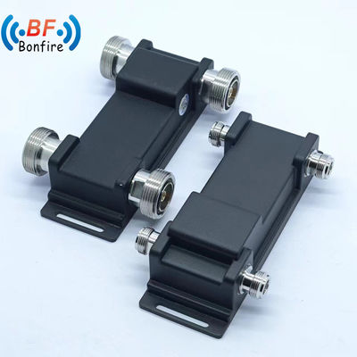 200W 617-3800MHz 698-3800MHz N/4.3-10/DIN Femme 2 en 2 sur 3dB Combinateur d'accouplement hybride pour Ibs