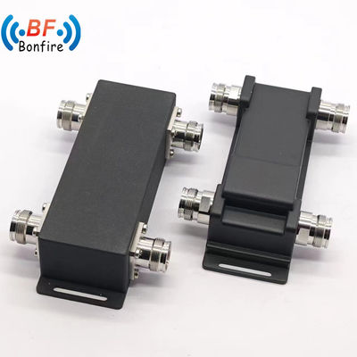 200W 617-3800MHz 698-3800MHz N/4.3-10/DIN Femme 2 en 2 sur 3dB Combinateur d'accouplement hybride pour Ibs