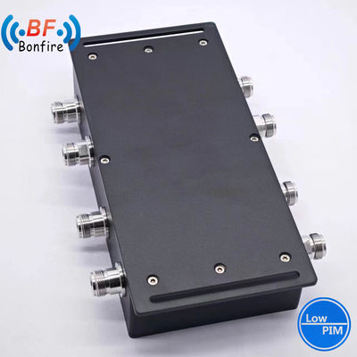 4.3-10-F/DIN-F/N-F Interface VHF RF Hybrid Combiner 698-3800MHz Coupler hybride à quatre voies