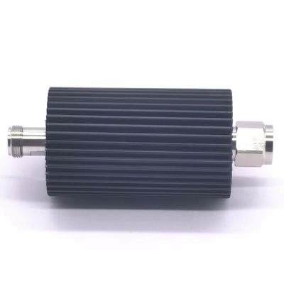 Attenuateur RF coaxial 50W Attenuateur RF DC-3800MHz Gris pour la capacité de livraison de projet