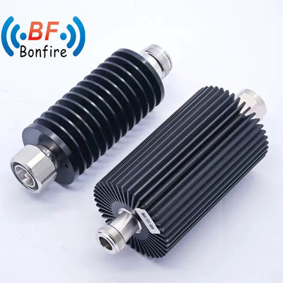 Attenuateur de type N à faible Pim coaxial RF de 1 à 40 dB pour applications IP65 intérieures et extérieures
