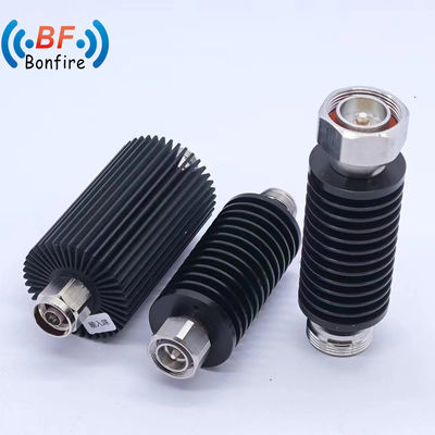 Puissance de l'atténuateur de type N de 200 W DC-3800MHz 50 Ohms 3/6/10/15/20/30/40dB Noir réglable