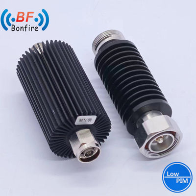 Adaptateur coaxial RF réglable de 100 W rouge DC-3800MHz DIN Femme à homme 3-40dB