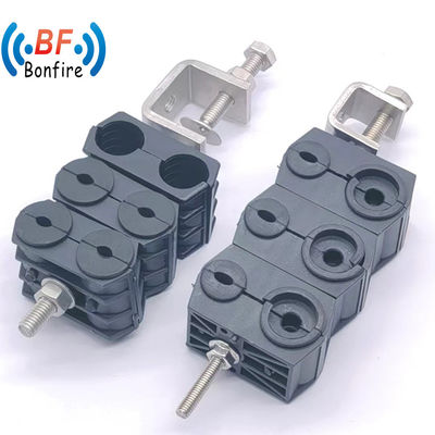 Clampes pour câbles en fibre optique en plastique, isolation, suspension, clôtures d'ancrage