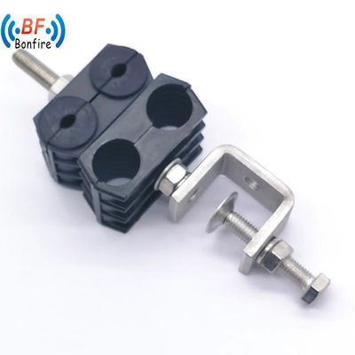 Clampe de câble en acier inoxydable en caoutchouc isolé de 3/8 pouces pour des applications personnalisées