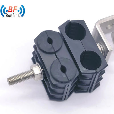 Clampe de câble en acier inoxydable en caoutchouc isolé de 3/8 pouces pour des applications personnalisées