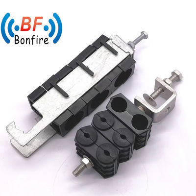 0.380kg Package Poids brut Métal noir isolant serre-boue pour câble à quatre cœurs