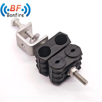 Clampe à câble lisse RF à double coaxiale superflex pour les applications de télécommunication