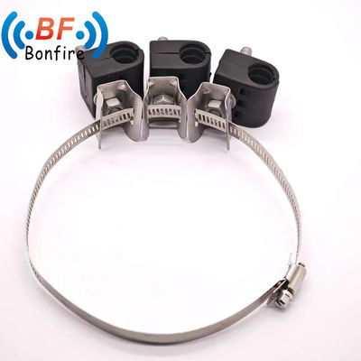 Personnalisé 5-7mm 13-14mm Trois trous Crochet type pinces d'alimentation auto-verrouillage pinceau de câble