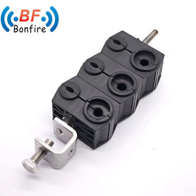 Personnalisé 5-7mm 13-14mm Trois trous Crochet type pinces d'alimentation auto-verrouillage pinceau de câble