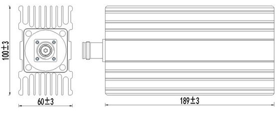 Taille de l'emballage 10,00cm * 20,00cm * 10,00cm Charge Pim basse 698-4000MHz 100W 4,3-10 F 5g Ibs Das