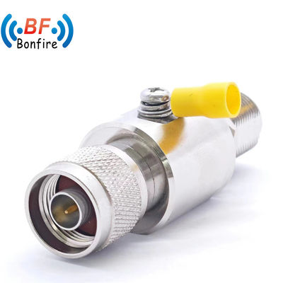 BLQ-060-41101 DC-6000MHz RF Arrestor Coaxial Lightning Surge Arrester Nm à NF Noir