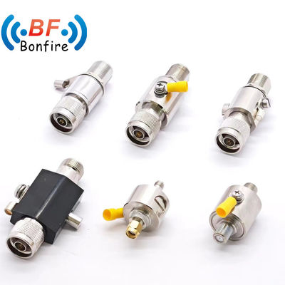 Assurance DC-6000MHz UHF Arrestateur RF coaxial de foudre avec interface N-M à N-F