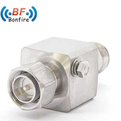 N Détecteur de surtension de cloisonnage féminin Protection contre la foudre avec Gdt 6g Détecteur de RF en gris