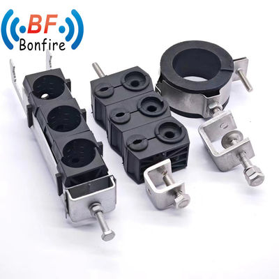 KXK-XXXXX 1-1/4 câble coaxial clip 3 Way alimentateur pinces câble pince personnalisé pour votre