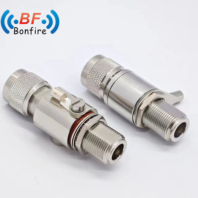 4.3-10-F à N-F Coaxial Surge Protector 698-3800MHz Noir pour le détecteur de foudre CCTV