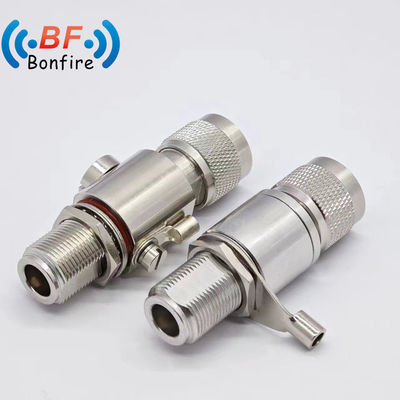 Arrêteur de foudre RF de type F personnalisé pour télévision 698-3800MHz Double double Femme