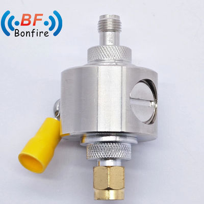 Grise 50 ohm F type mâle prise à F femelle Jack Coaxial Protector Surge Arrestor 0-3GHz