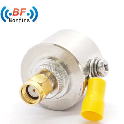 Grise 50 ohm F type mâle prise à F femelle Jack Coaxial Protector Surge Arrestor 0-3GHz