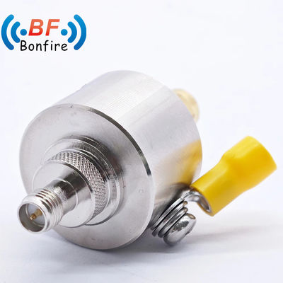 Grise 50 ohm F type mâle prise à F femelle Jack Coaxial Protector Surge Arrestor 0-3GHz