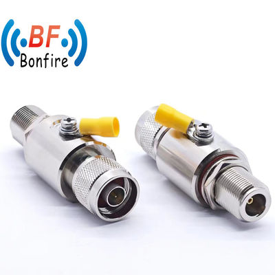 Intérieur/extérieur IP65 698-3800MHz RF Arrêteur Protègeur contre la foudre Arrêteur F Tube de protection contre les surtensions