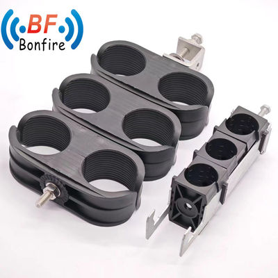 Clampes d'alimentation en fibres en plastique à triple pile Clampes de câble pour les besoins de production OEM/ODM