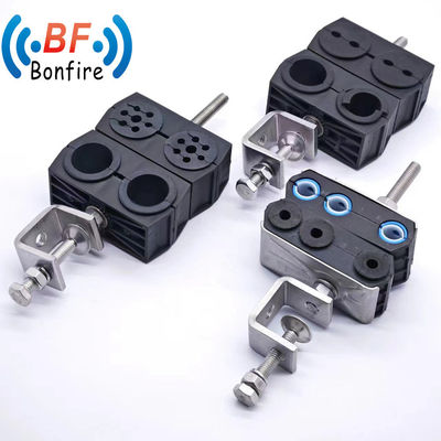 Clampes à double câble RF en acier inoxydable pour emballage Taille 15,00cm * 6,00cm * 1,50cm