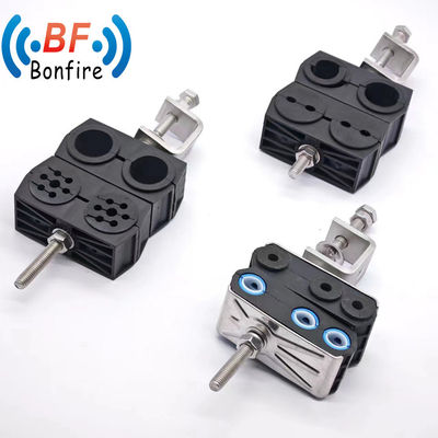 Clampes à double câble RF en acier inoxydable pour emballage Taille 15,00cm * 6,00cm * 1,50cm